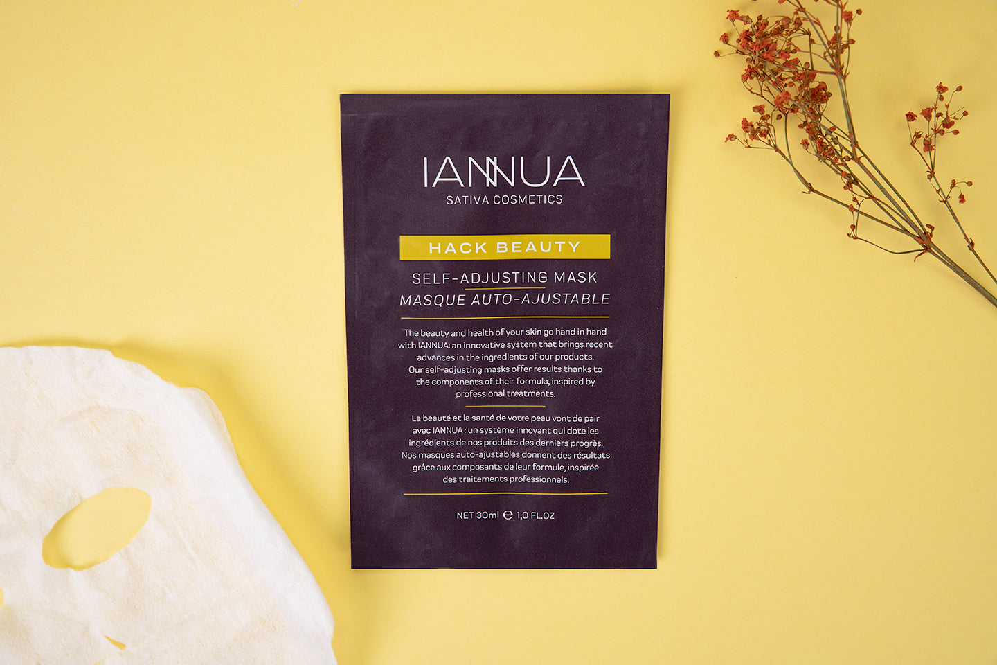 MASQUE ULTRA HYDRATANT O³ AUTO-AJUSTABLE HACK BEAUTY